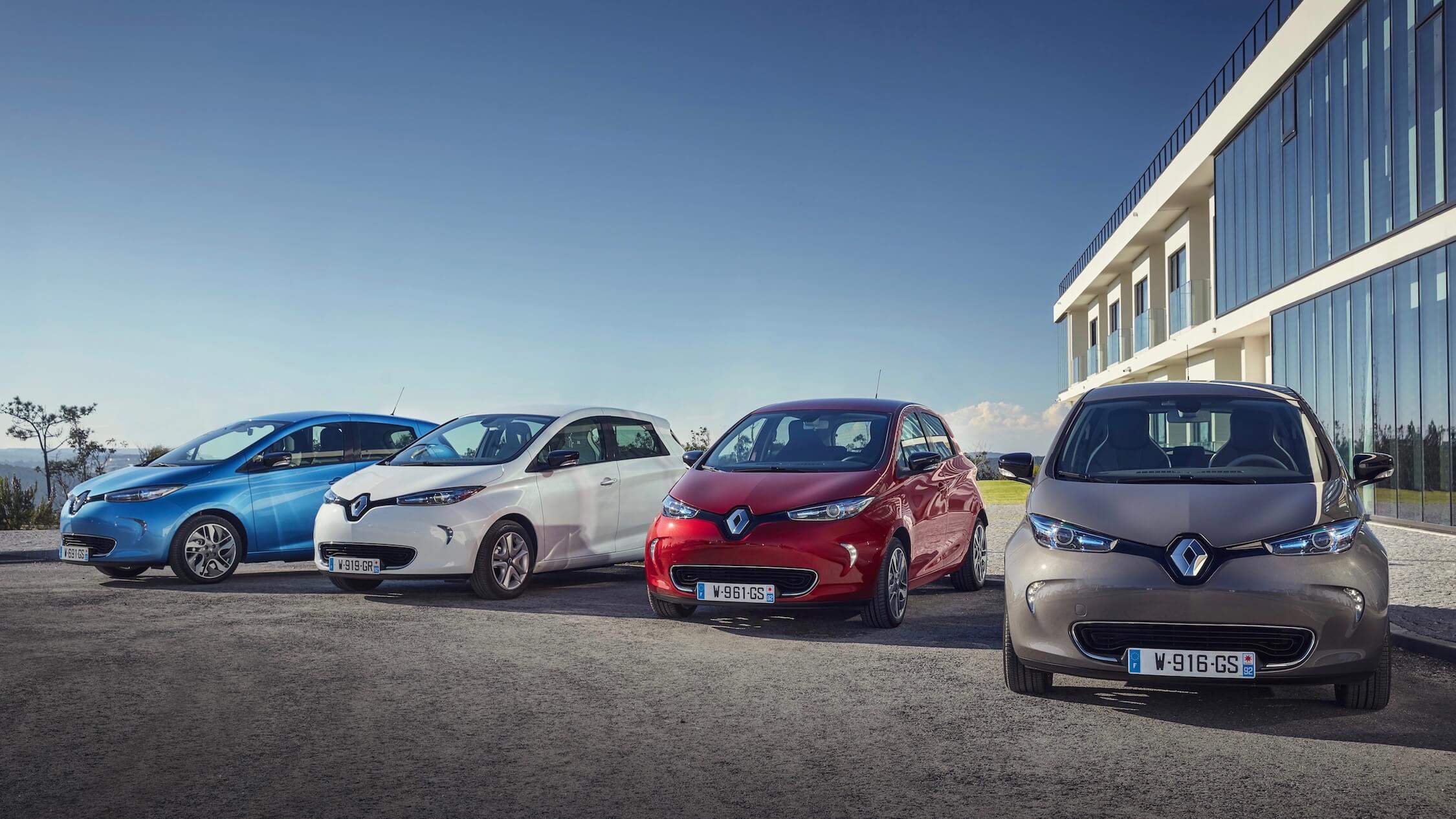 Renault Zoe kleuren