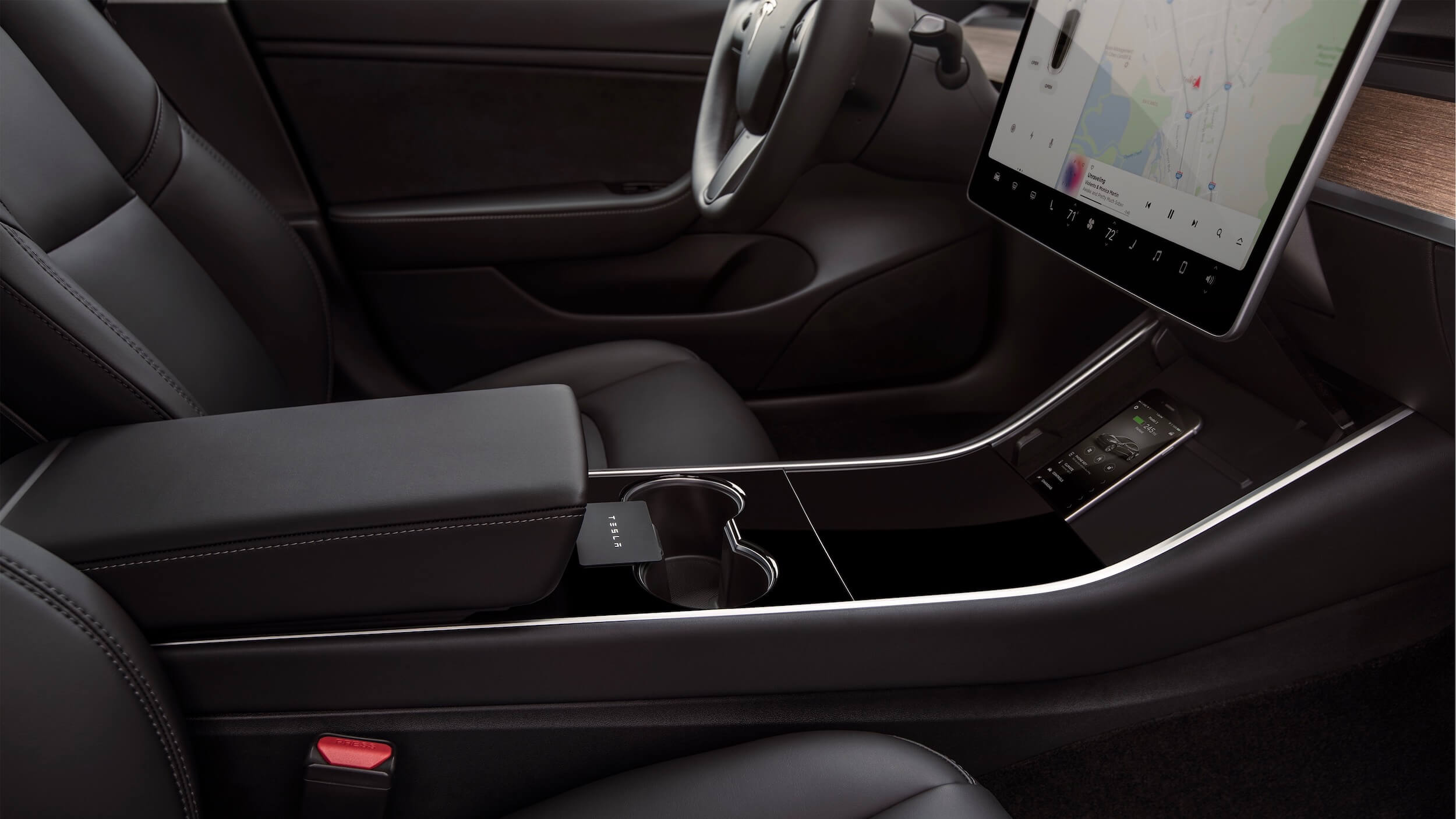 Model 3 middenconsole