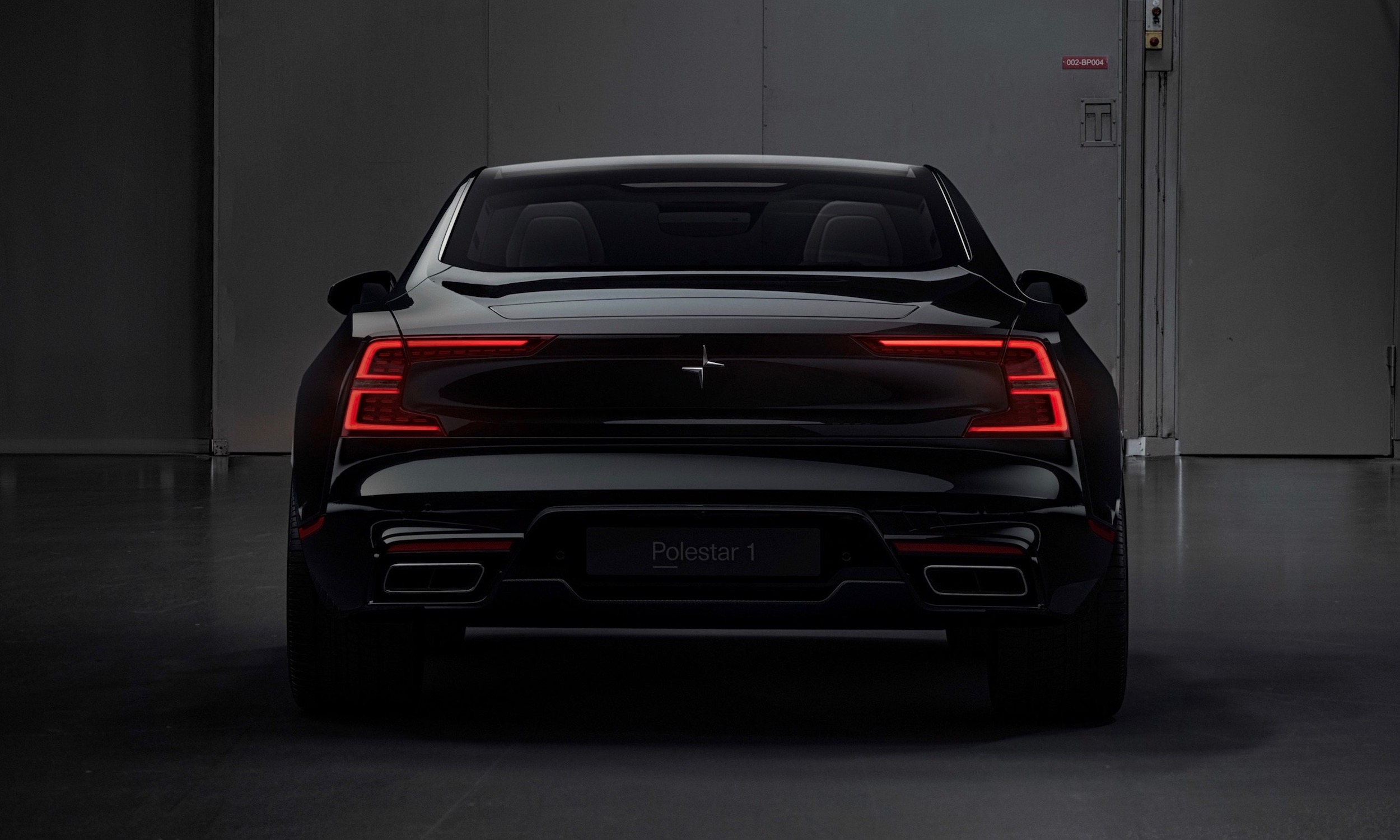 Polestar 1 black exterior, rear