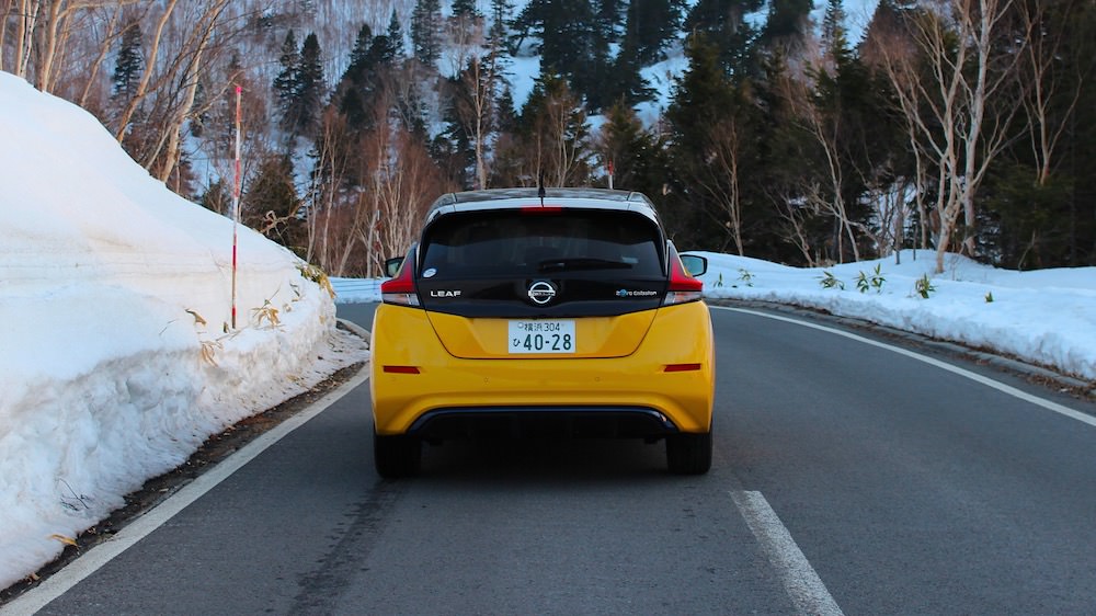 Nissan LEAF achterkant