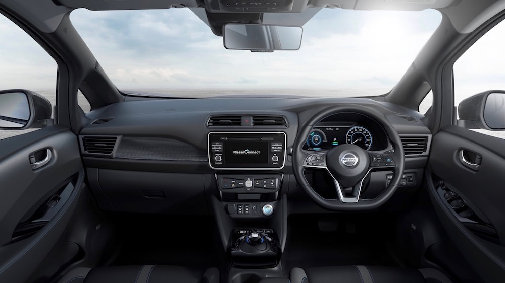 Nissan LEAF interieur (2018)