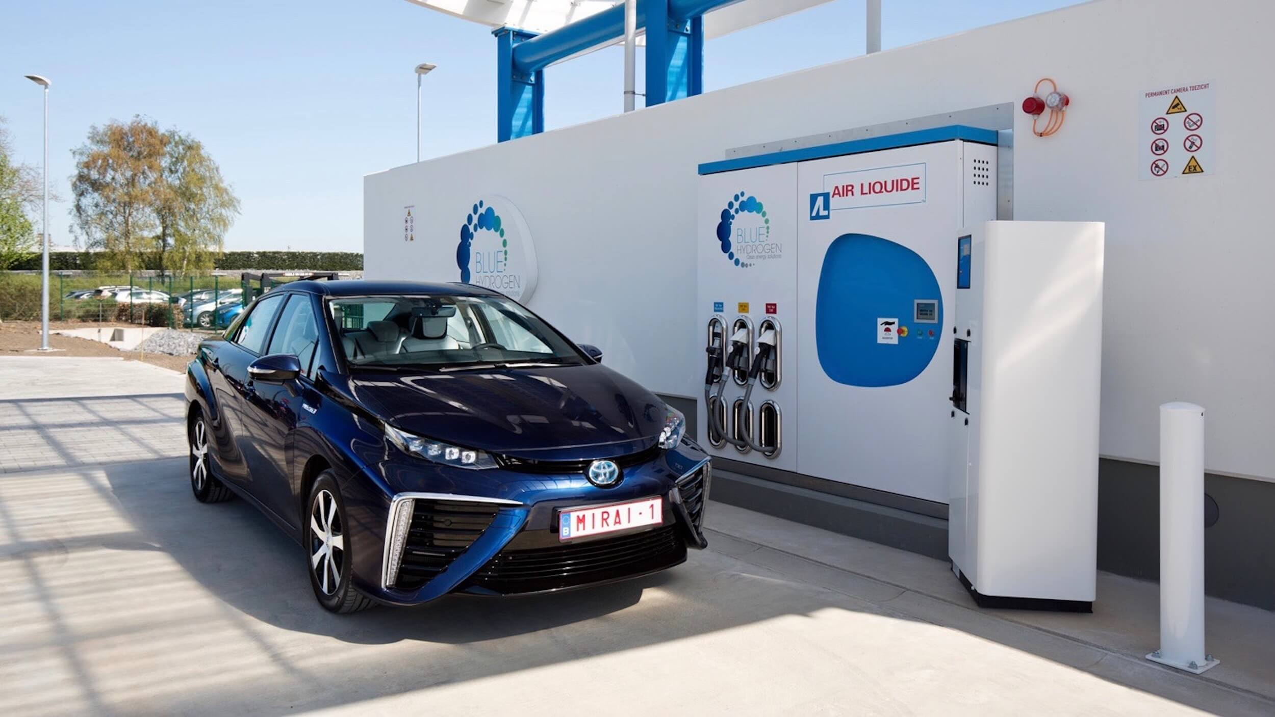 Toyota Mirai waterstof tanken Zaventem