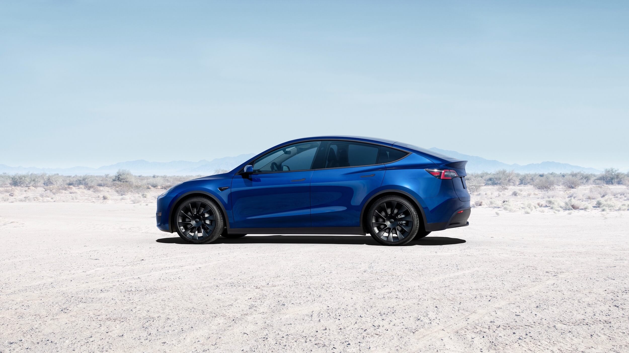 2021 Tesla Model Y blauw