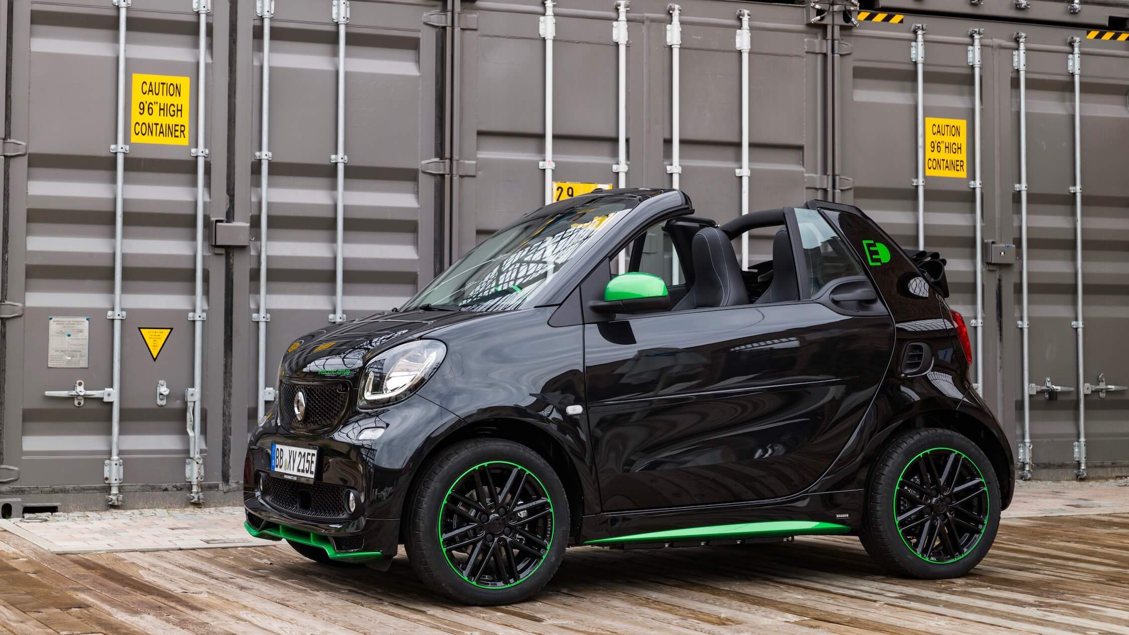 Smart cabrio open dak