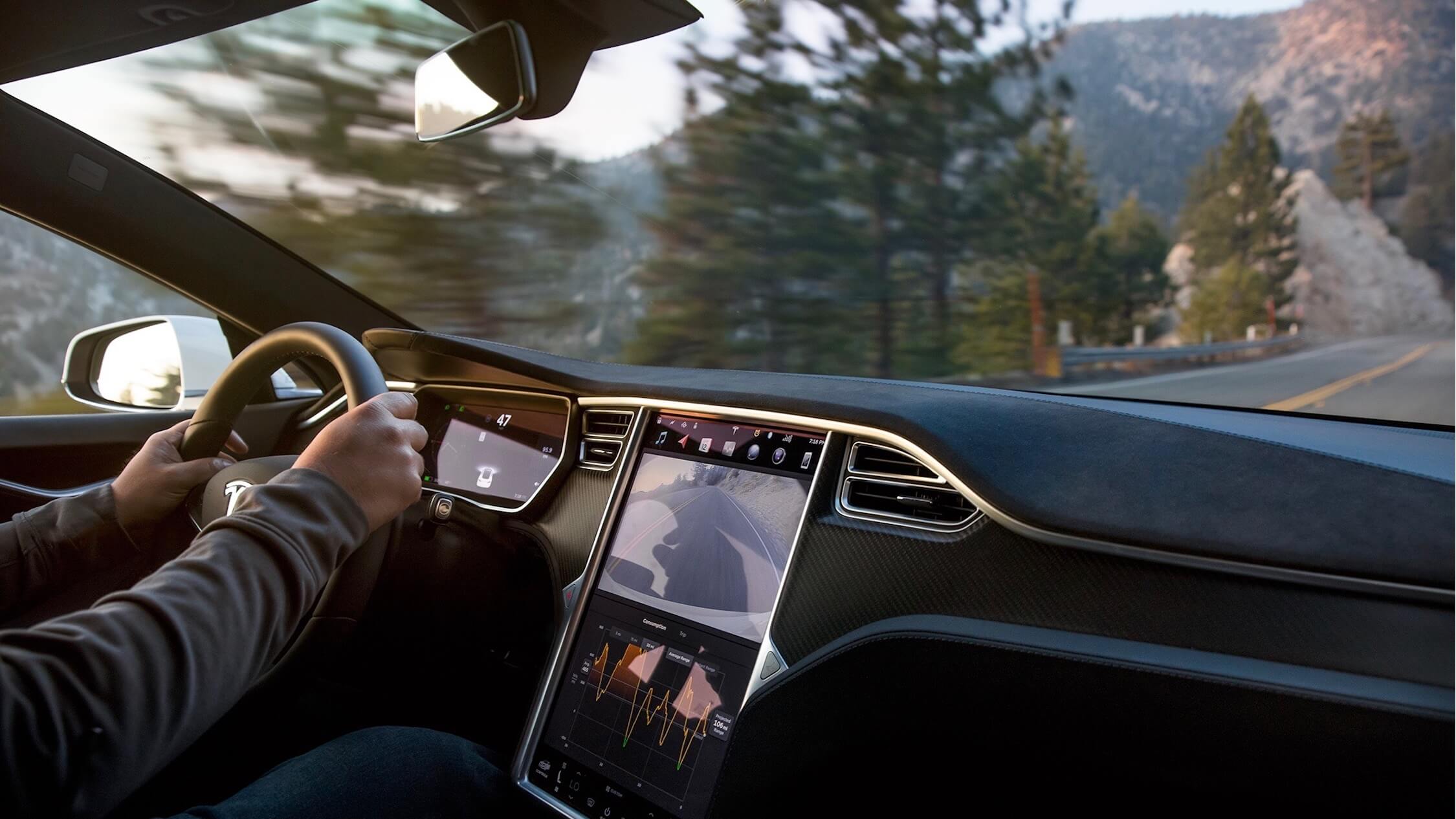 Tesla Model S interieur