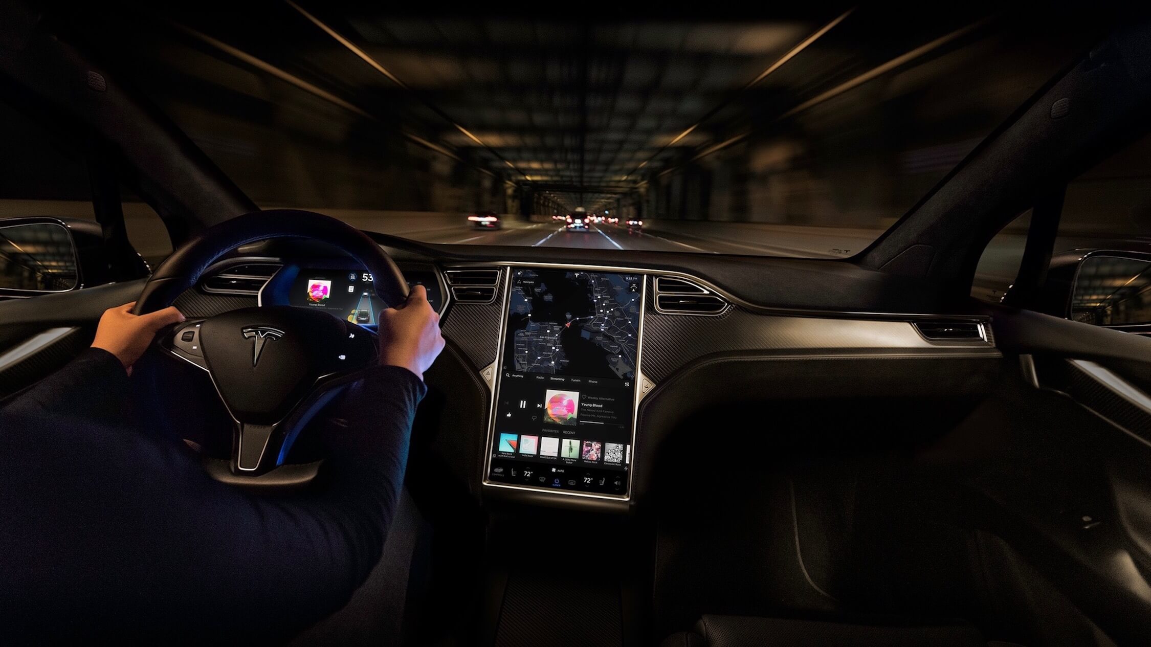 Tesla Model X interieur