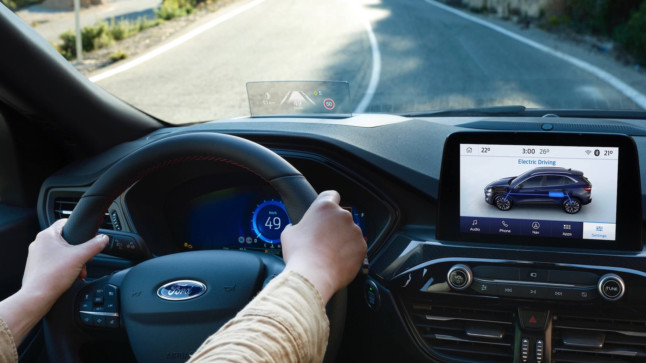 2019 Ford Kuga head-up display