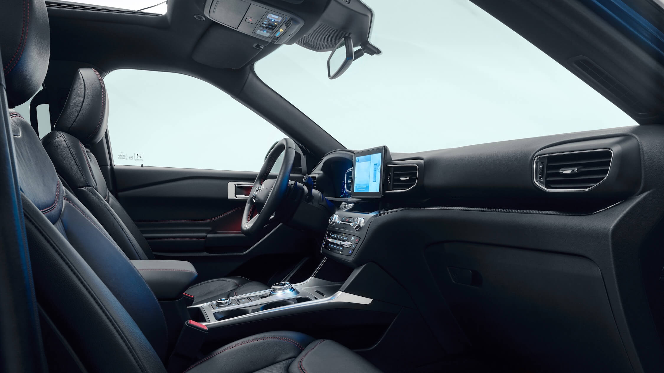 2020 Ford Explorer zetels dashboard