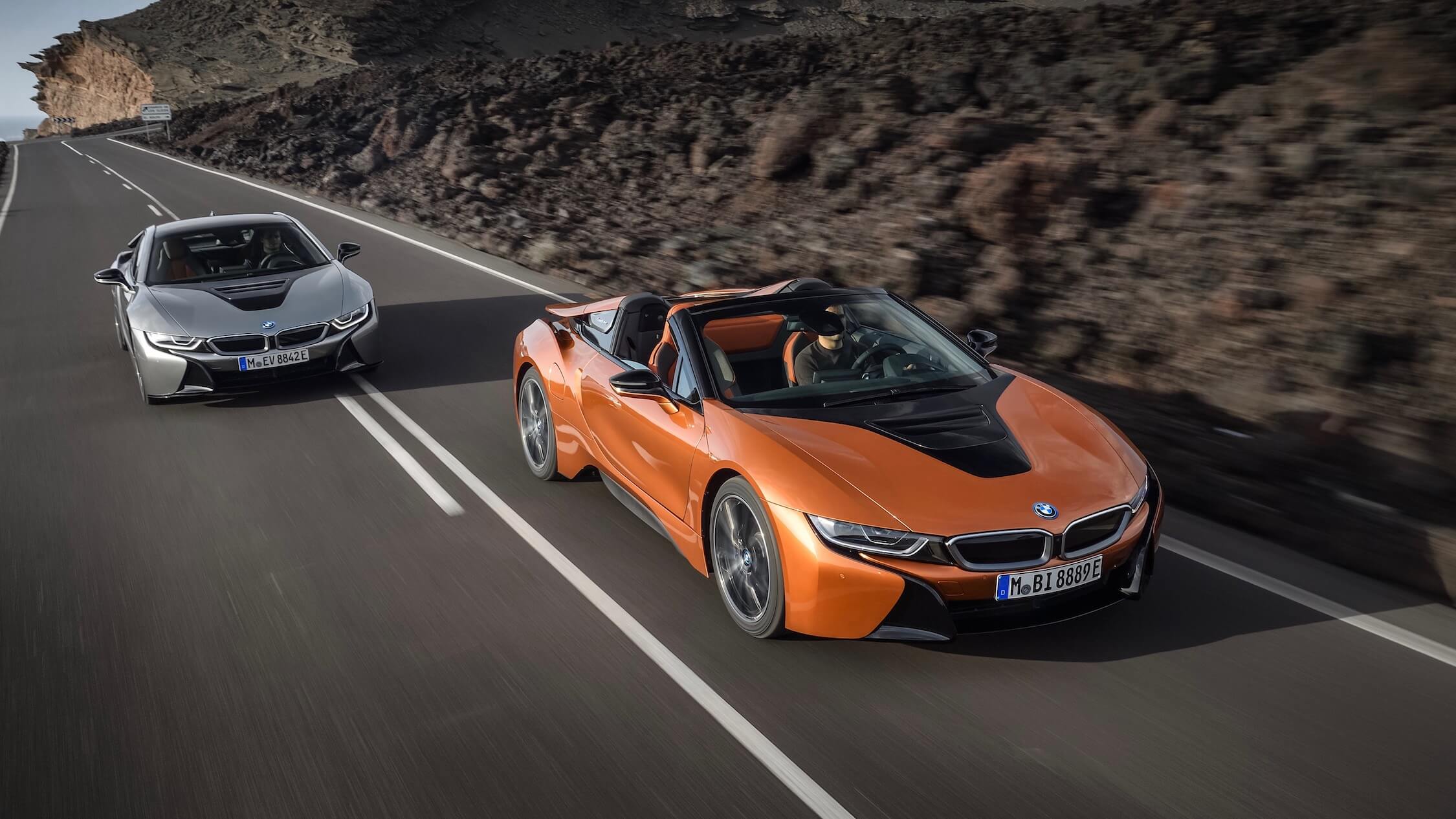 BMW i8 Roadster en Coupe