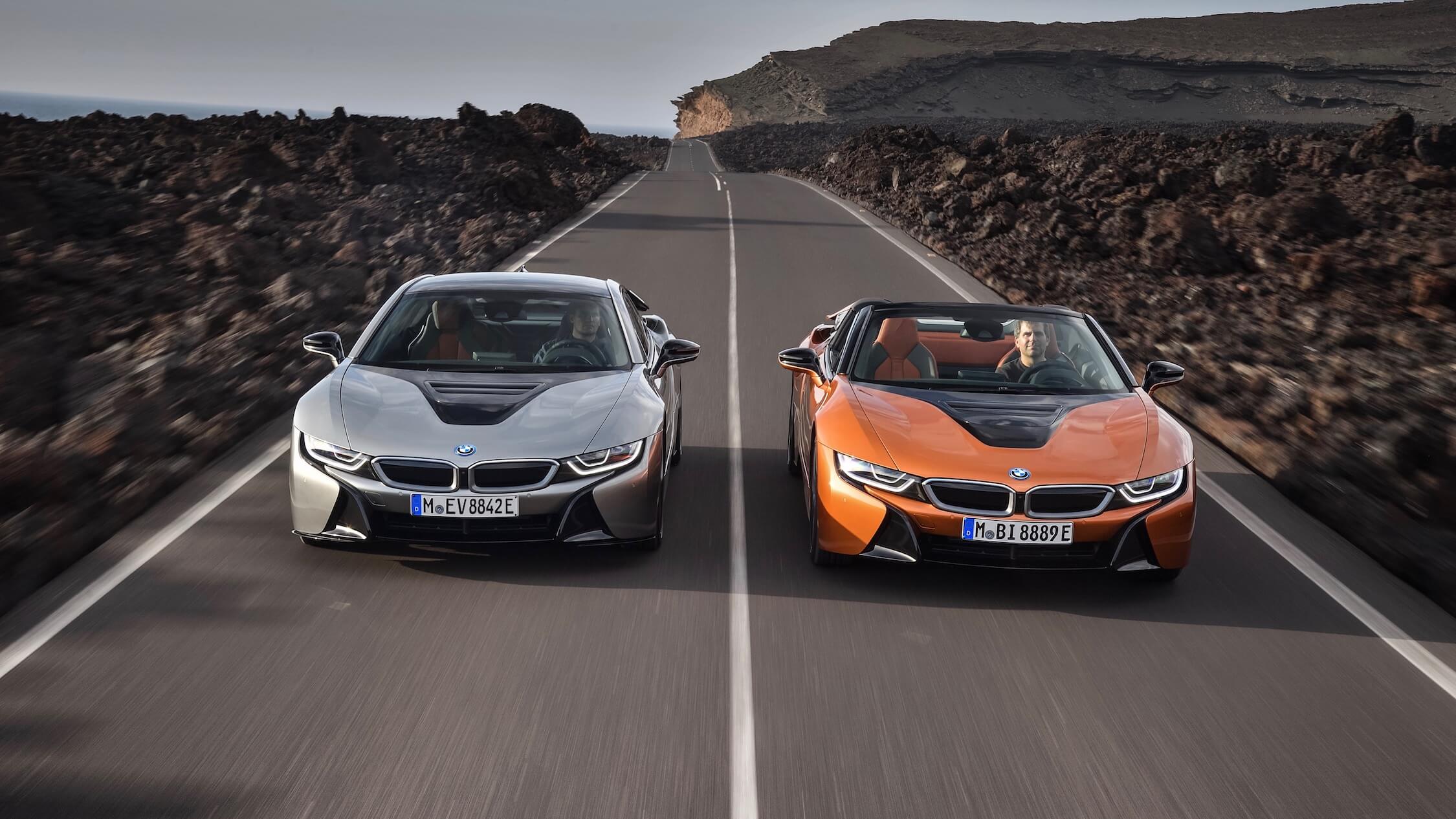 BMW i8 open dak