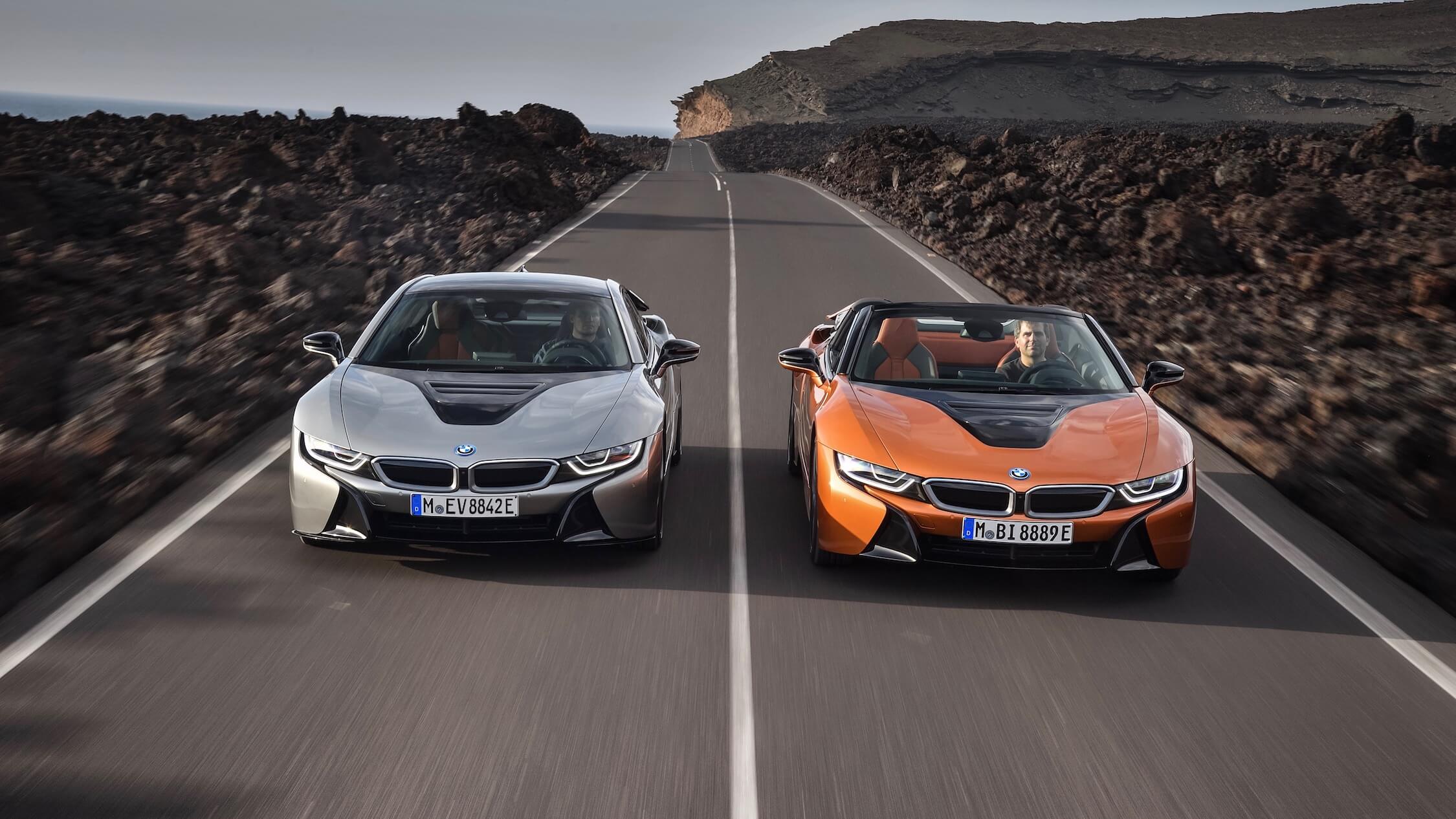 BMW i8 open dak