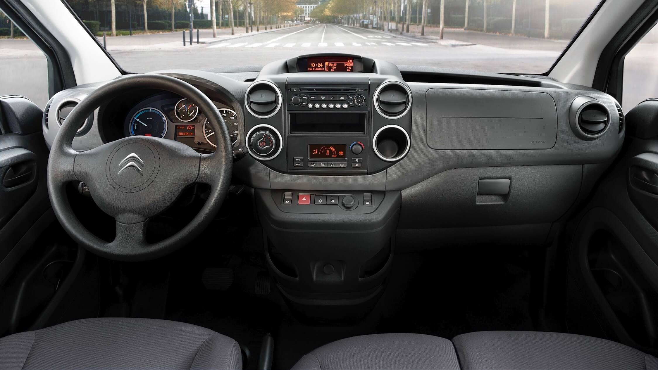 Elektrische Citroen Berlingo interieur