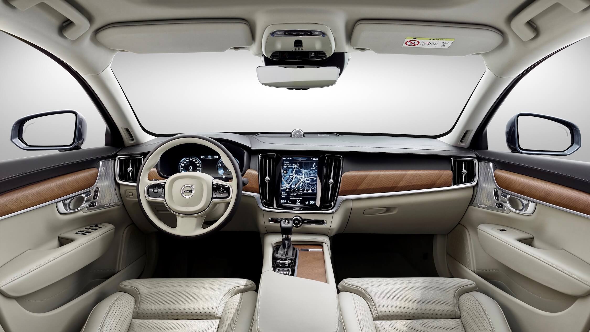 Hybride Volvo V90 interieur