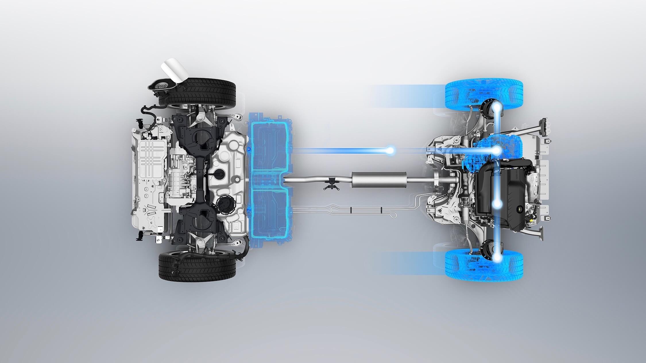 Peugeot 3008 Hybrid aandrijflijn