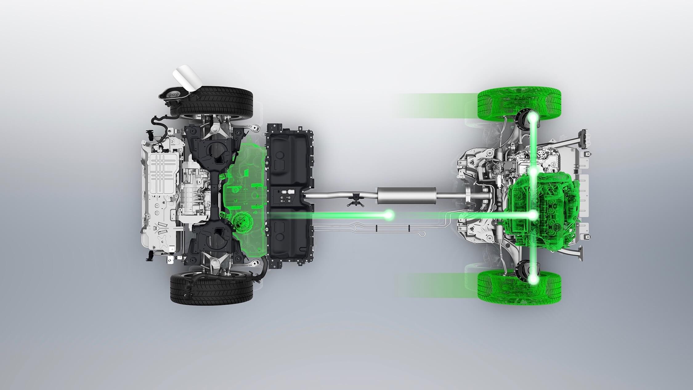 Peugeot 3008 Hybride drivetrain