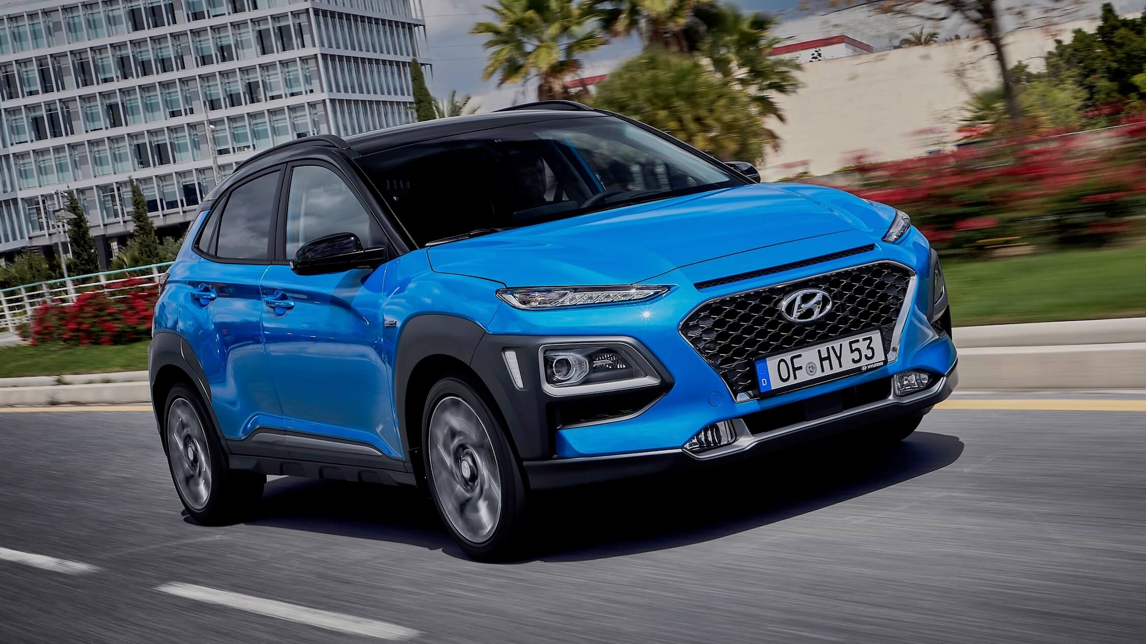 Hyundai Kona hybride voorkant