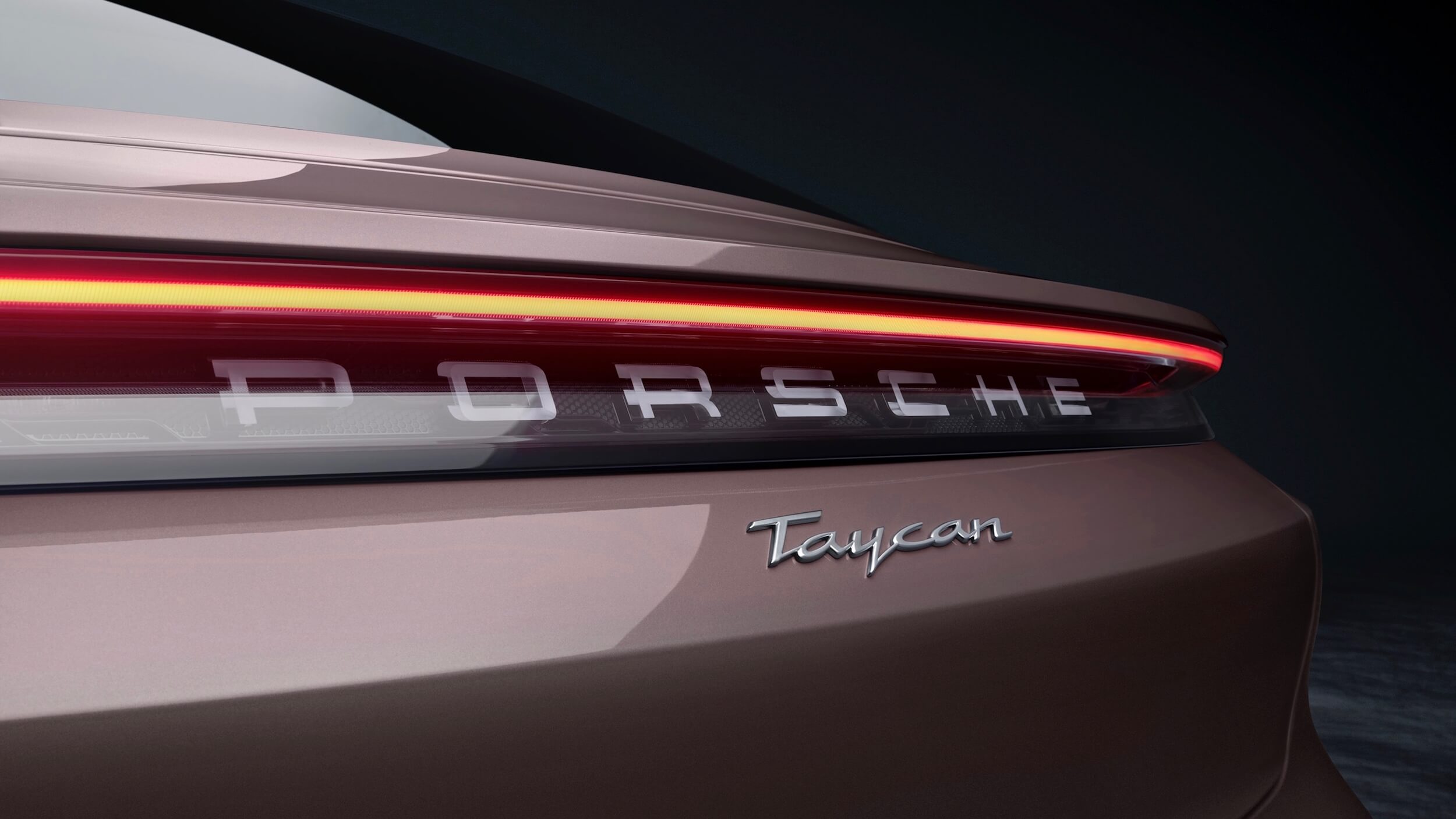 Porsche Taycan badge