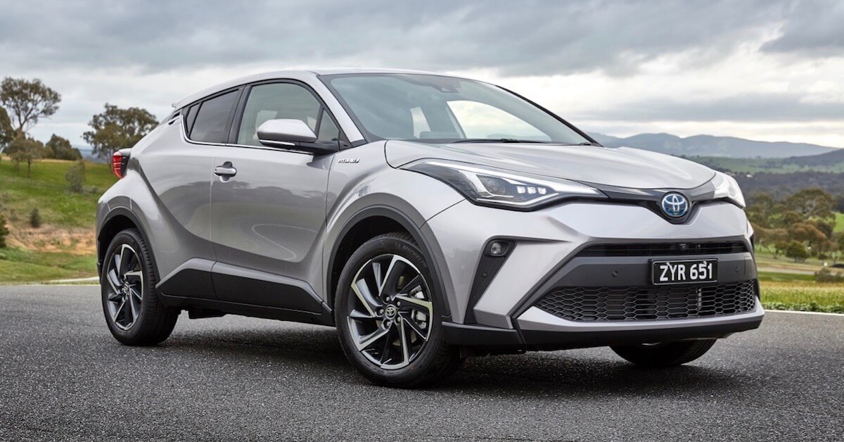 nieuwe Toyota CHR grijs