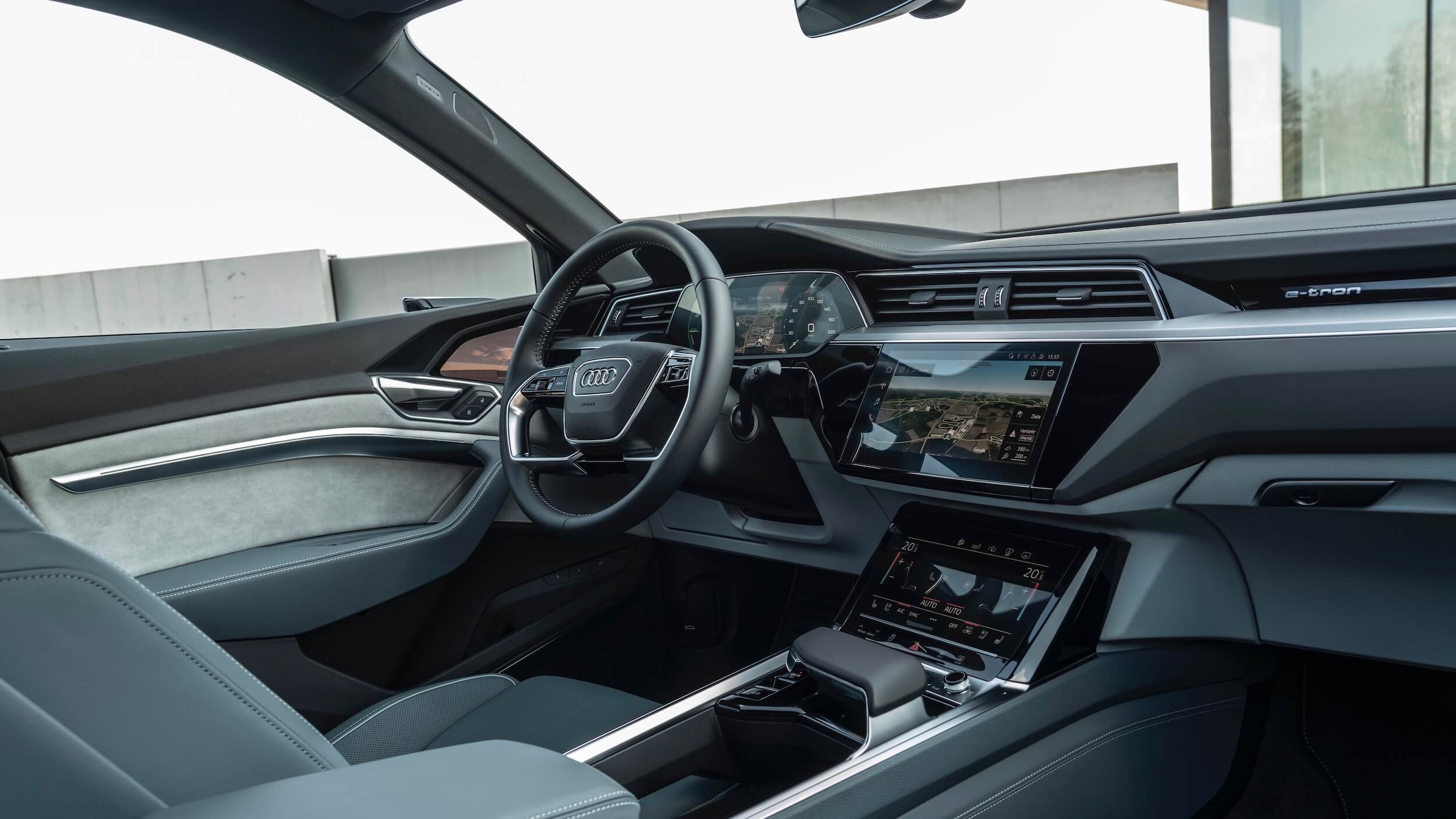 Audi e tron Sportback interieur en dashboard