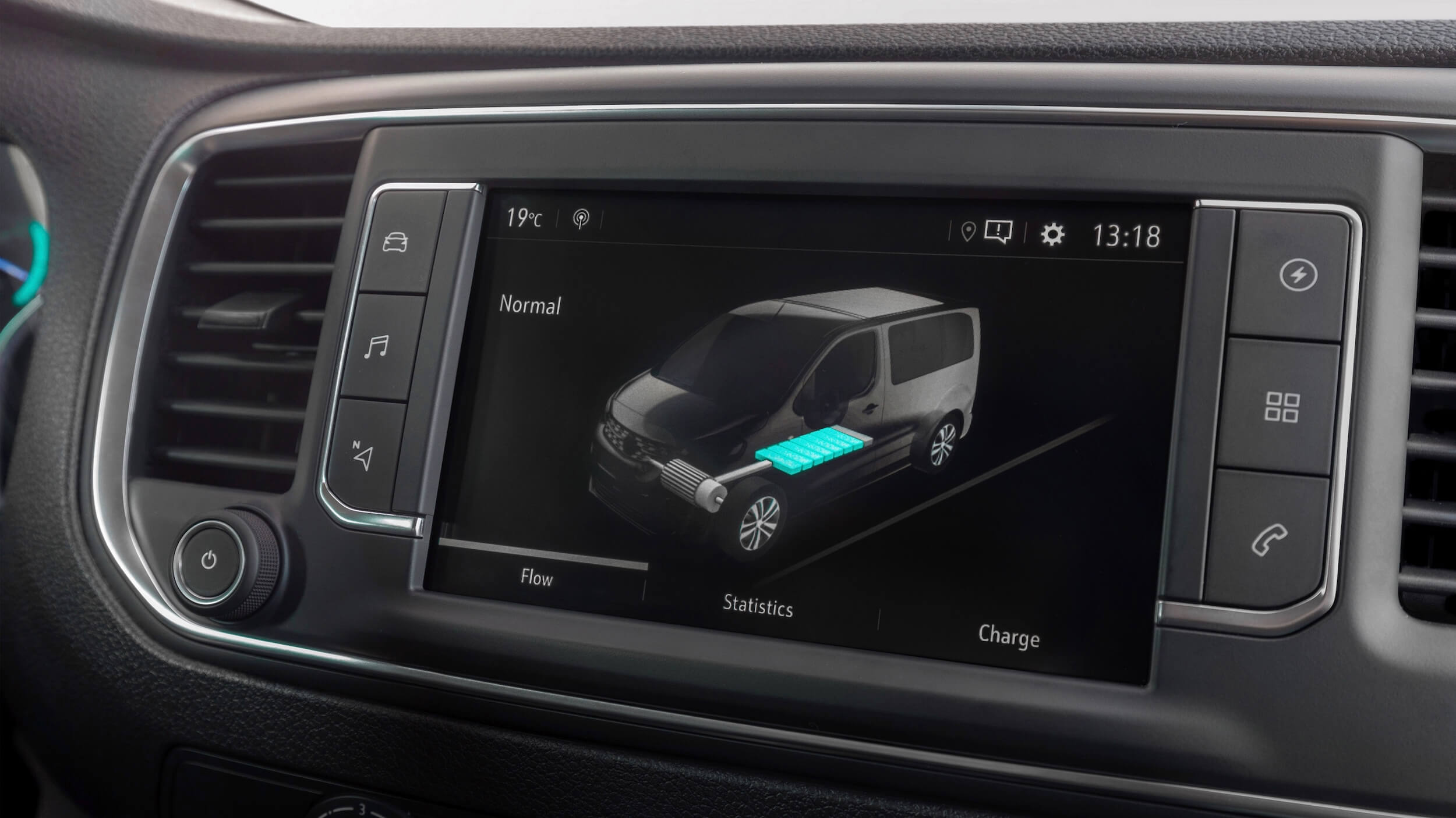 Opel Vivaro e infotainment scherm