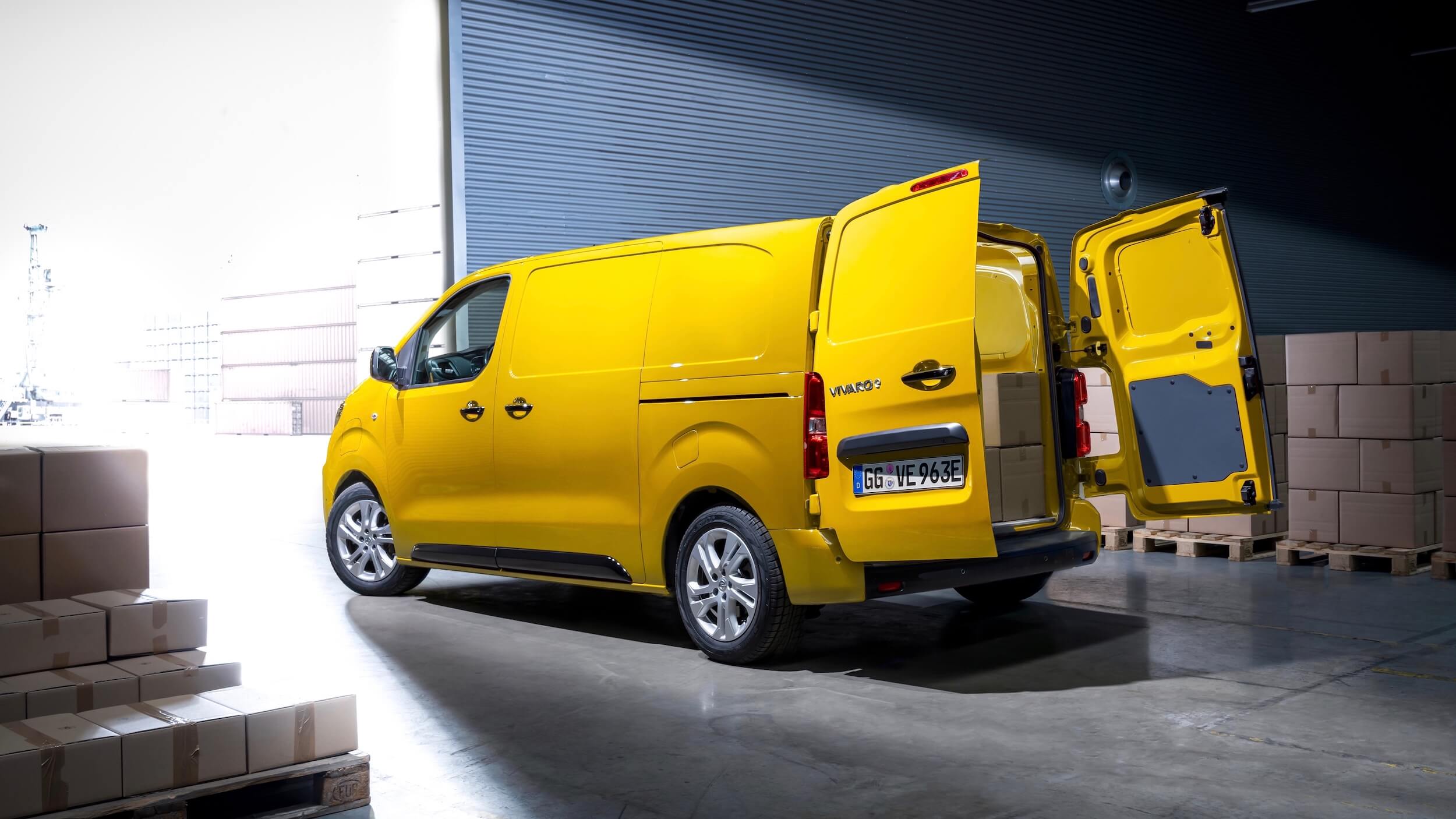 Opel Vivaro e laadruimte