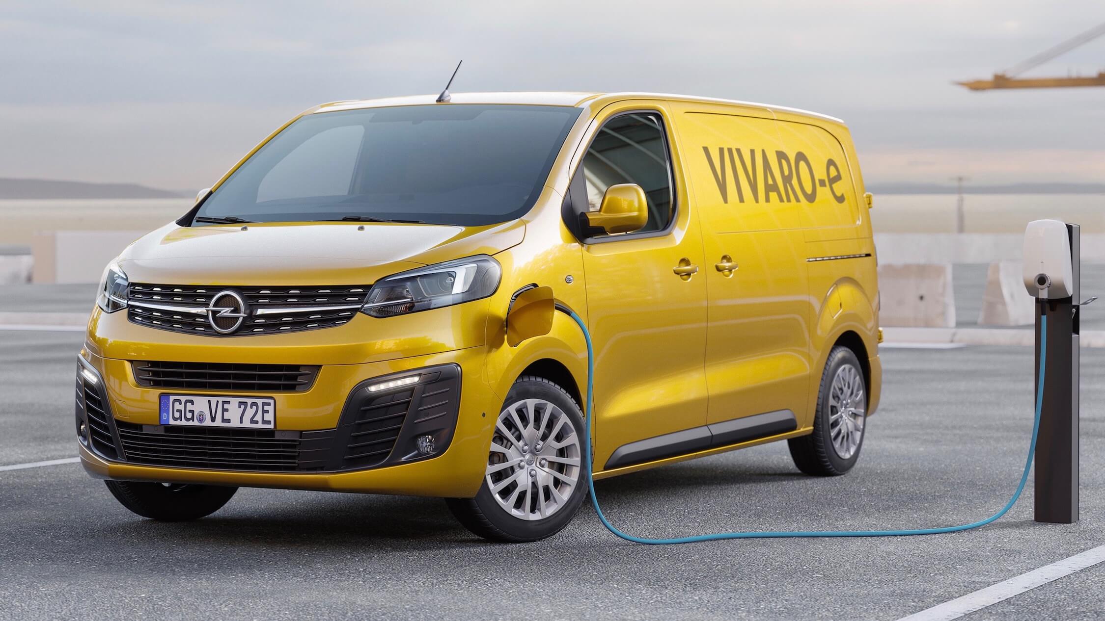 elektrische Opel Vivaro e opladen
