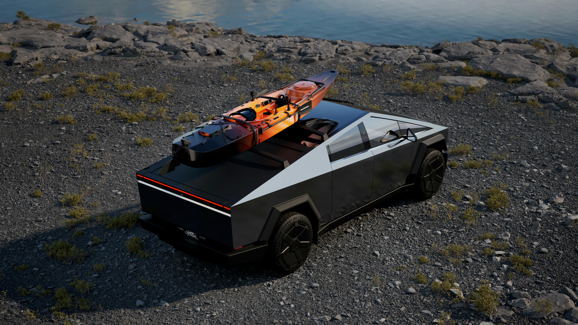 Tesla Cybertruck dak