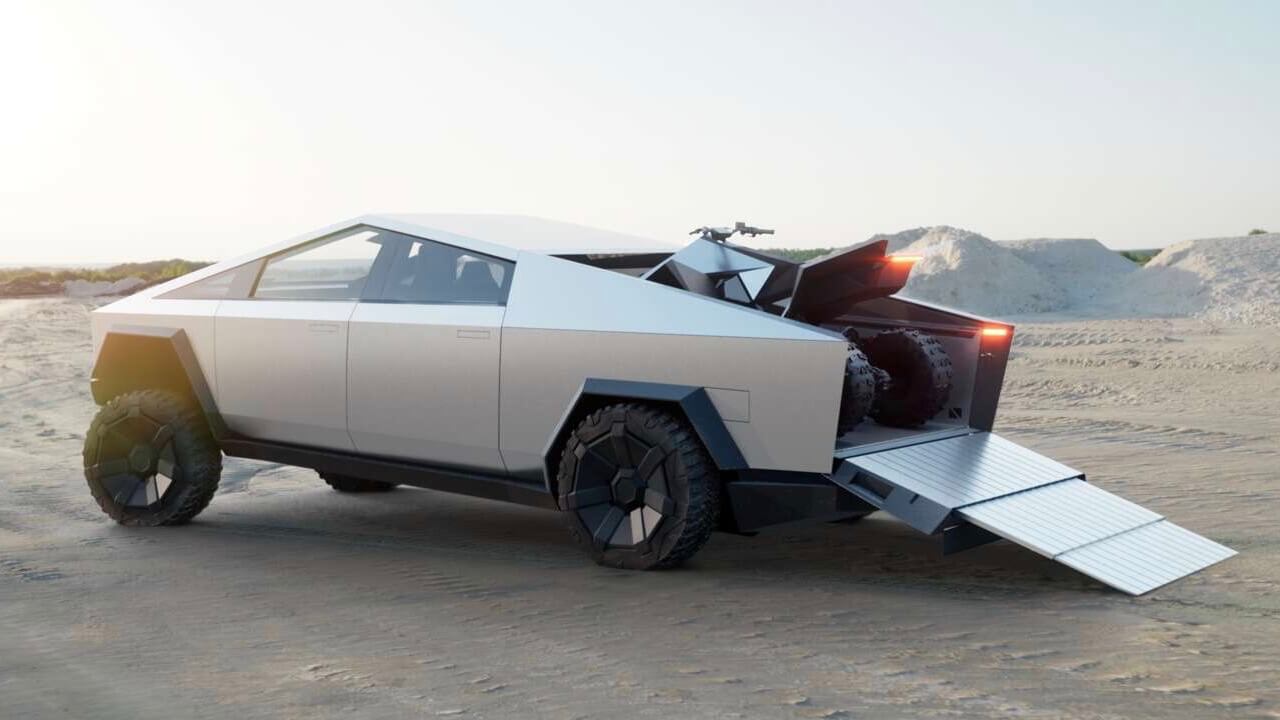 Tesla Cybertruck ramp