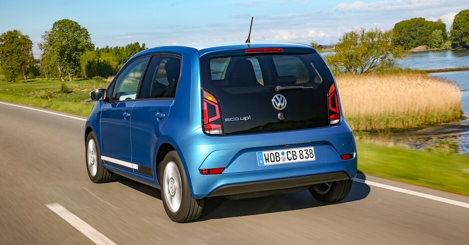 VW Up op aardgas 2020