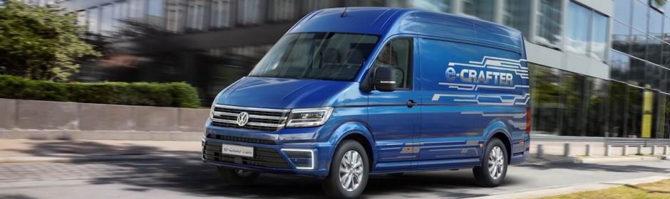 Volkswagen e-Crafter blauw