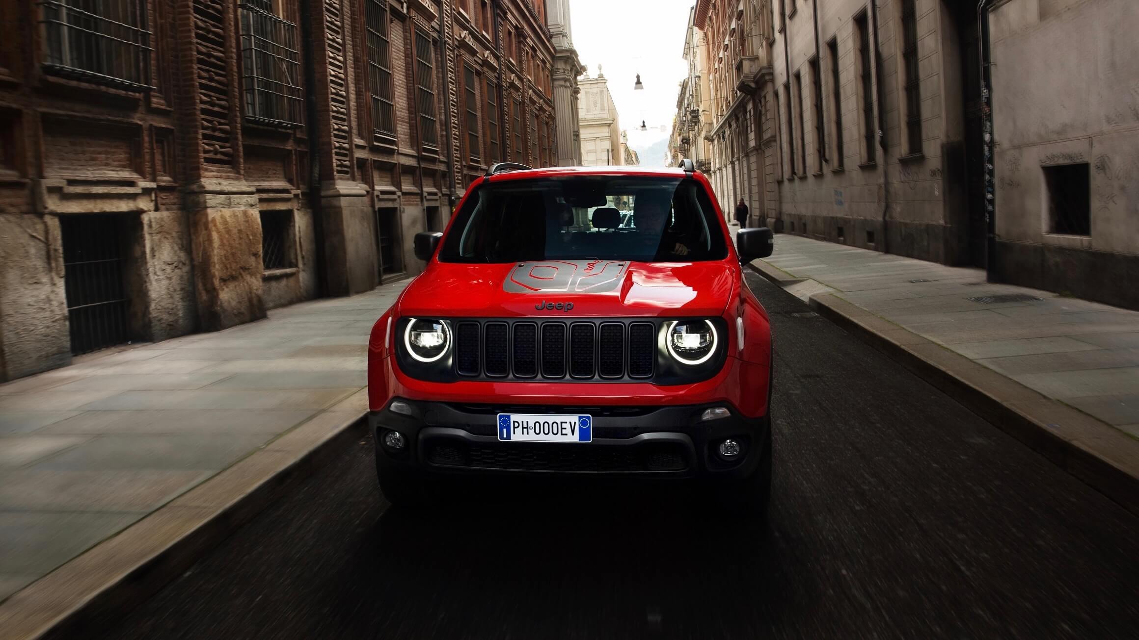 Jeep Renegade rood