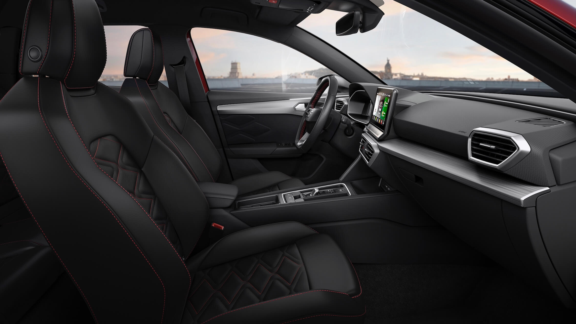 Nieuwe Seat Leon hybride interieur