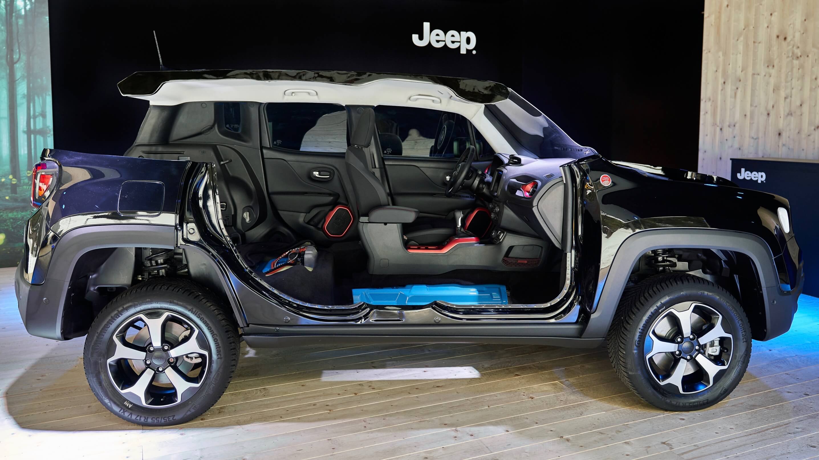 Plug in hybride Jeep Renegade batterij