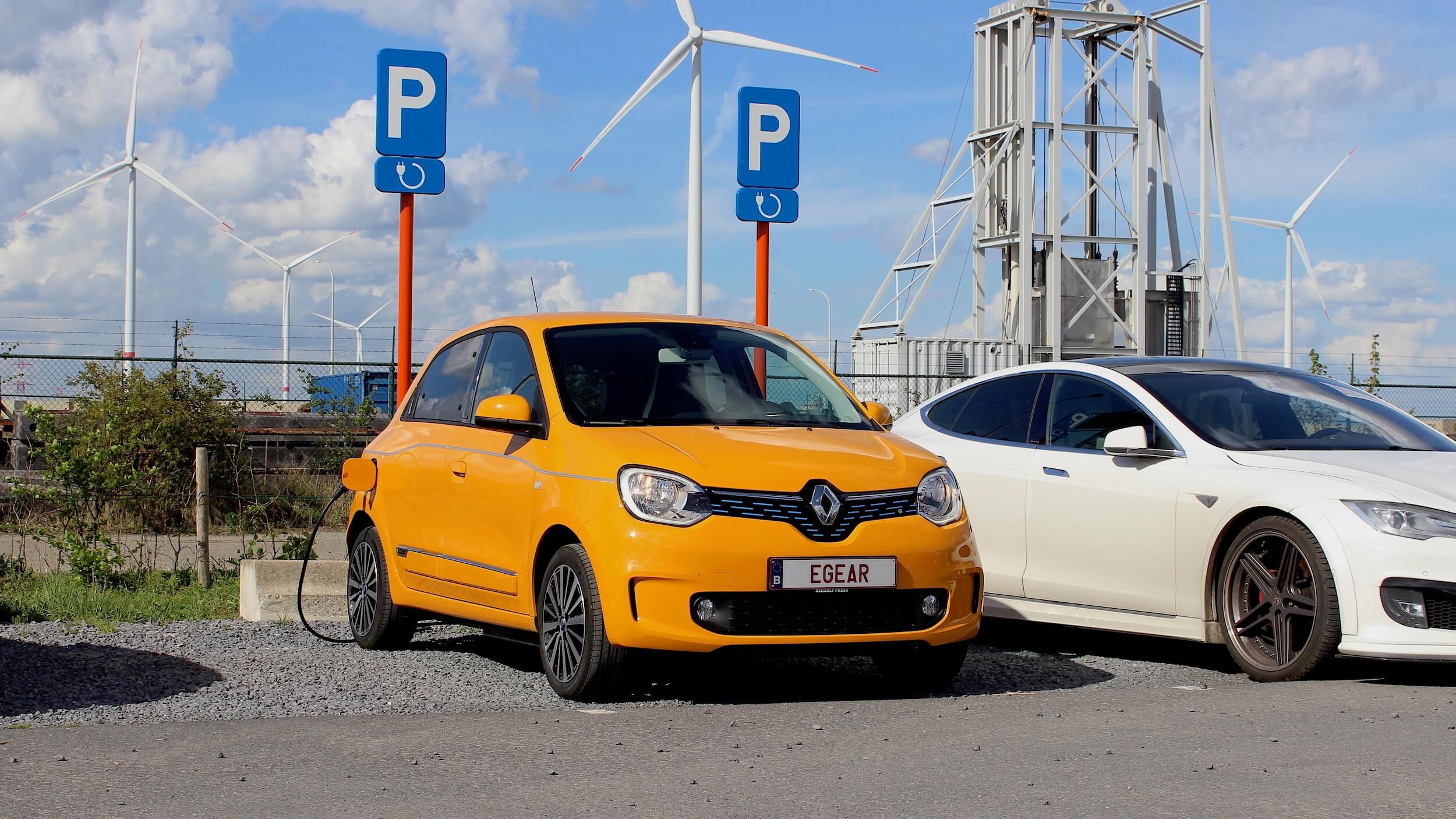 Renault Twingo ZE geel