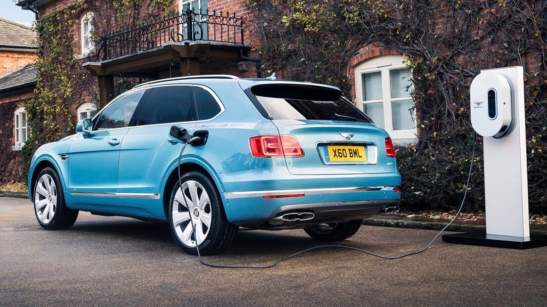 plug-in hybride Bentley Bentayga opladen