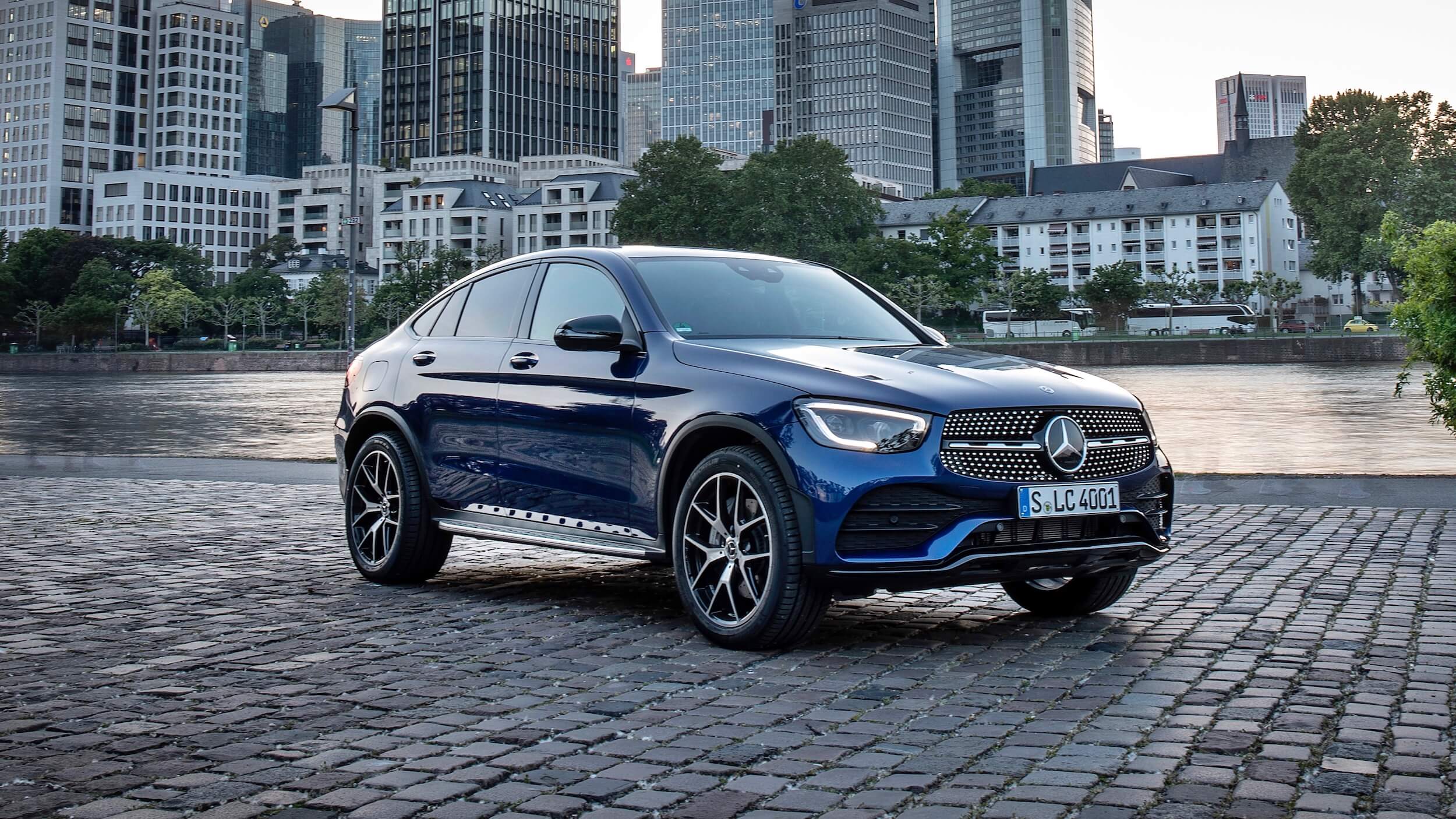 Mercedes GLC Coupé blauw