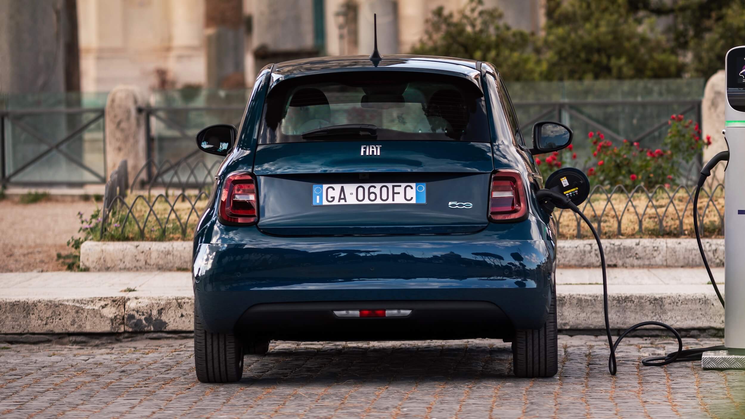 Fiat 500e achterkant