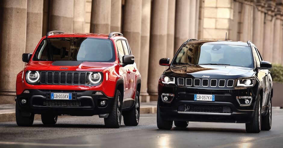 Jeep Renegade en Compass plug in hybride