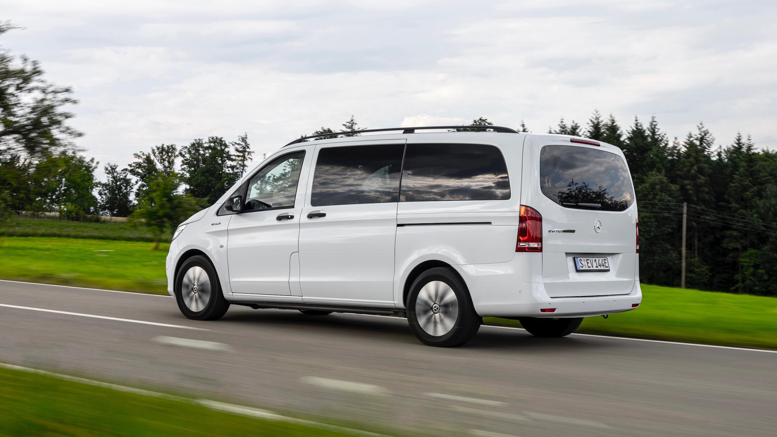 Mercedes eVito Tourer 90 kWh elektrisch busje