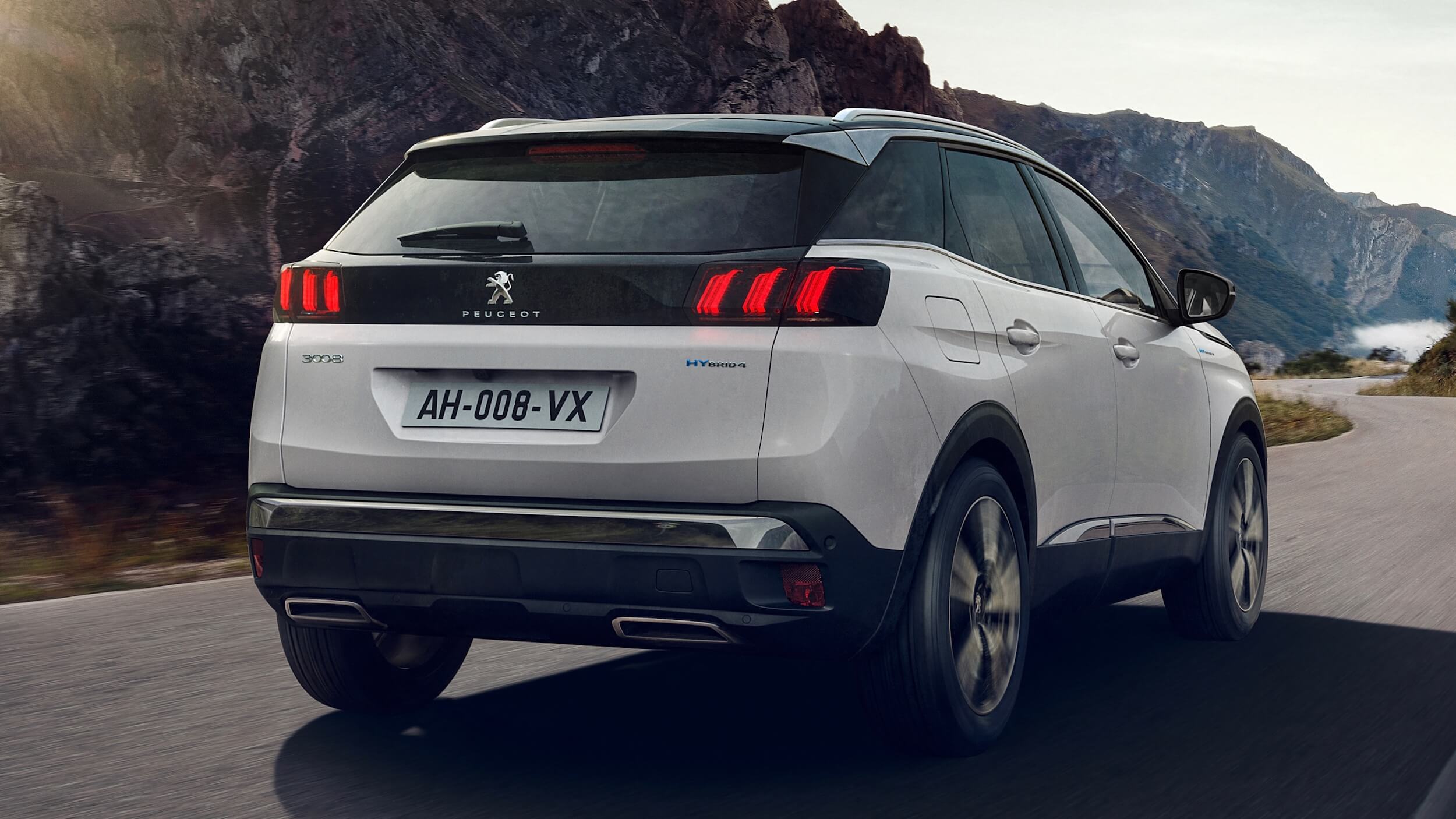 Peugeot 3008 facelift achterkant