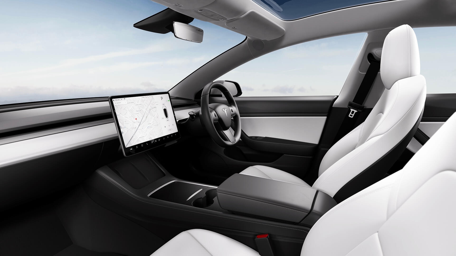 2021 Tesla Model 3 interieur