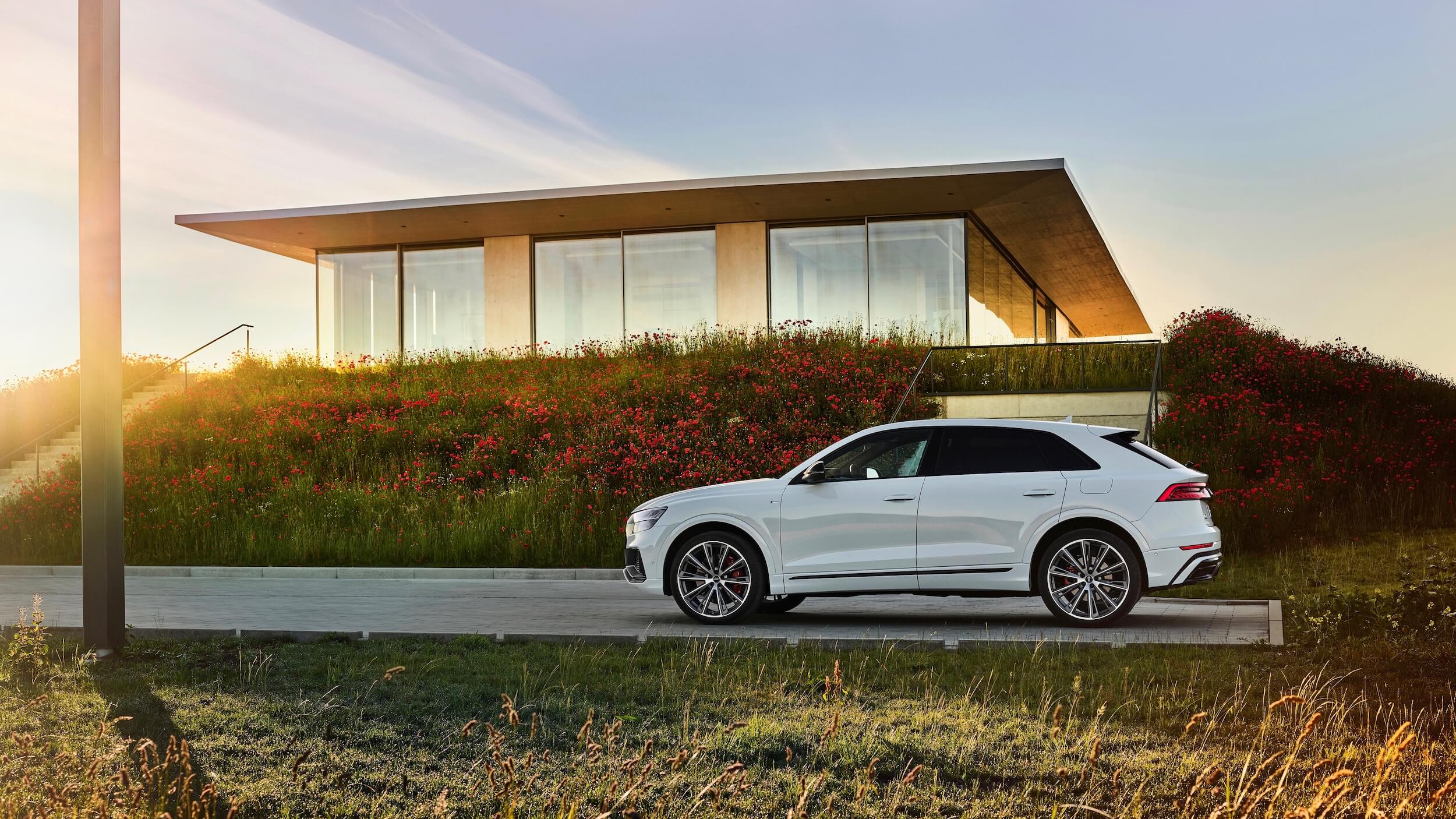 Audi Q8 TFSI e profiel