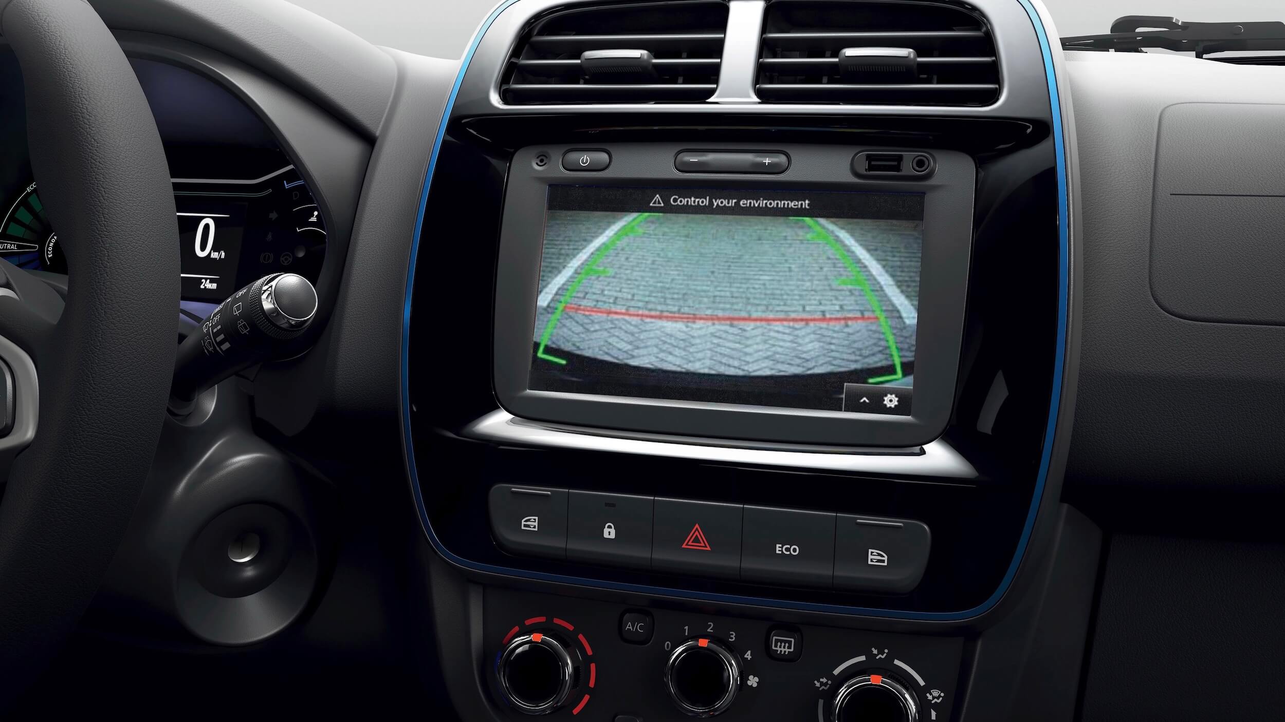 Dacia Spring infotainment scherm