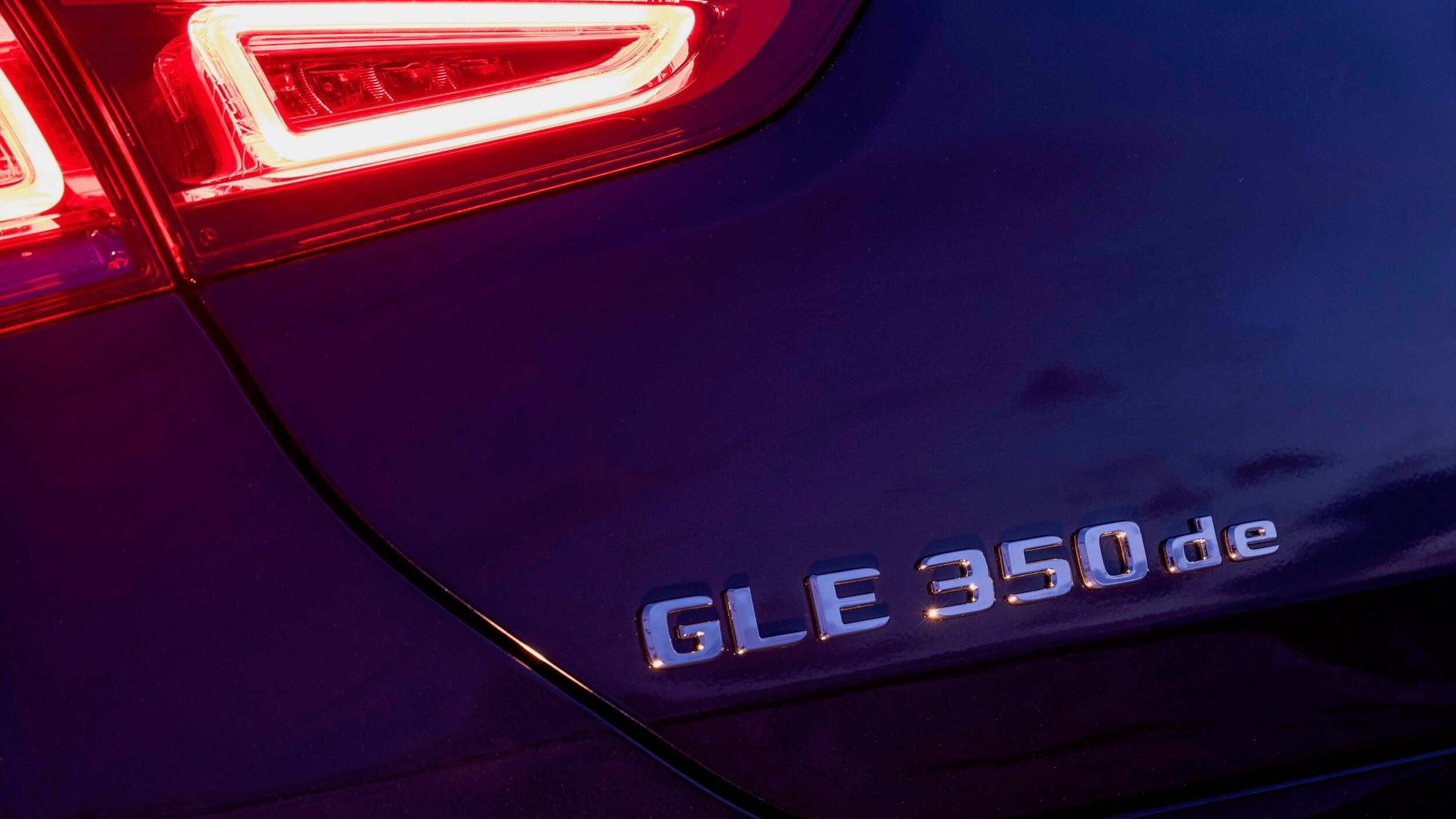 Mercedes GLE 350de badge