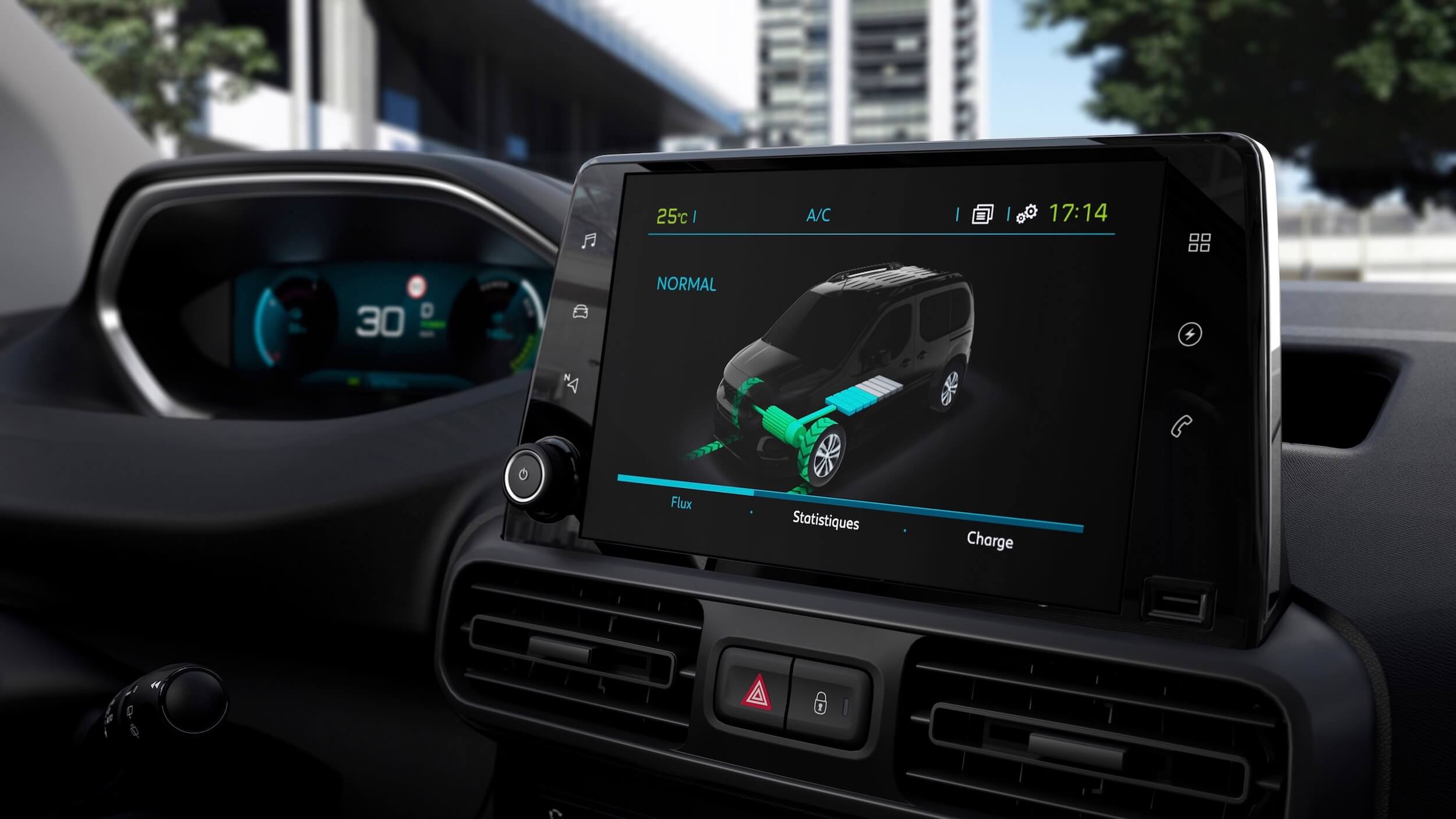 Peugeot e Partner infotainment