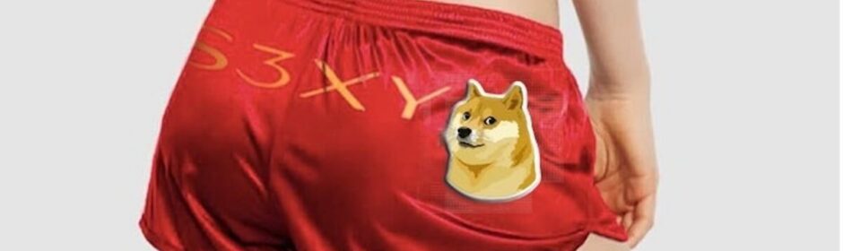 sexy doge dogecoin short shorts