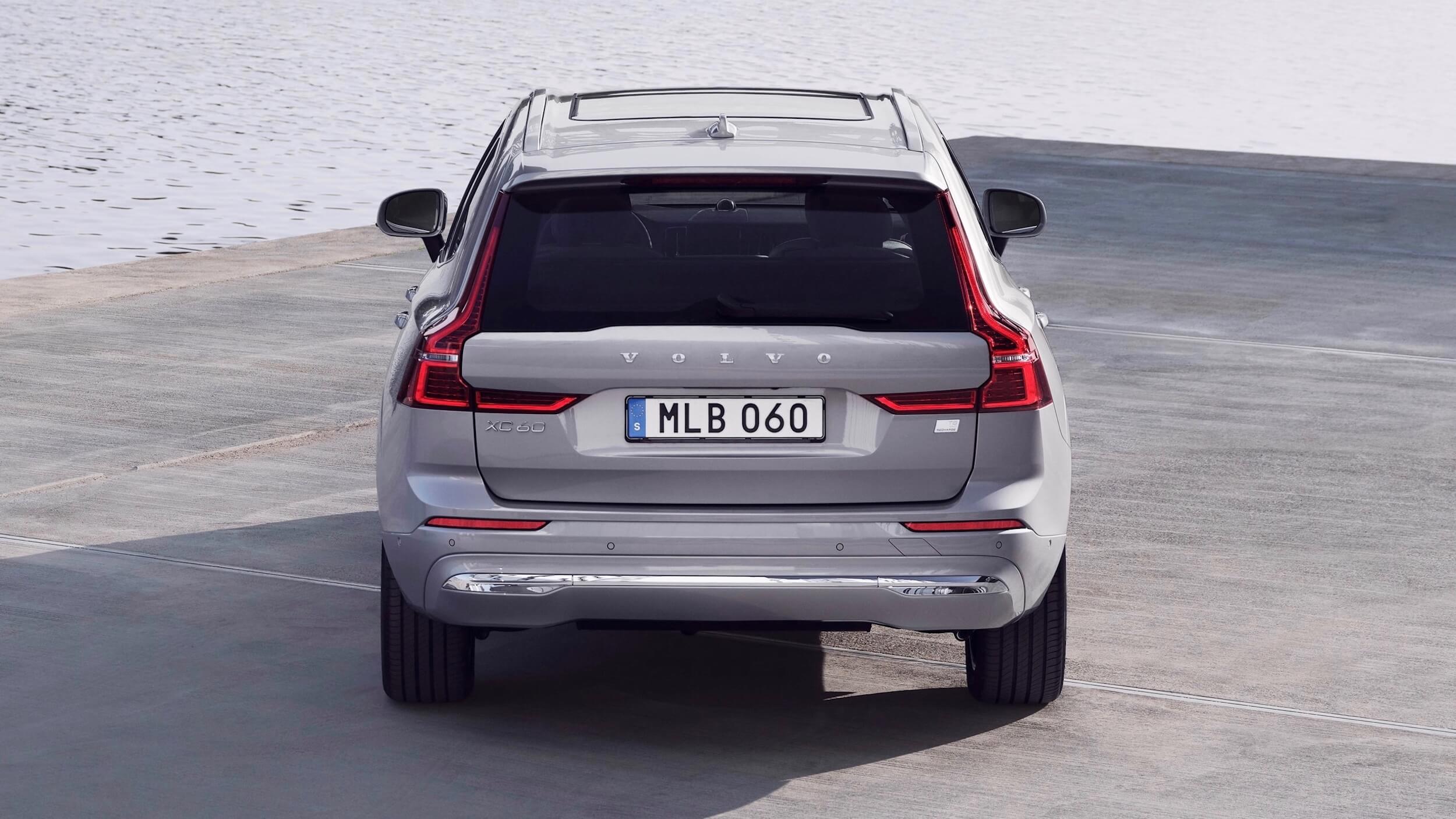 Volvo XC60 plug in hybride facelift achterkant