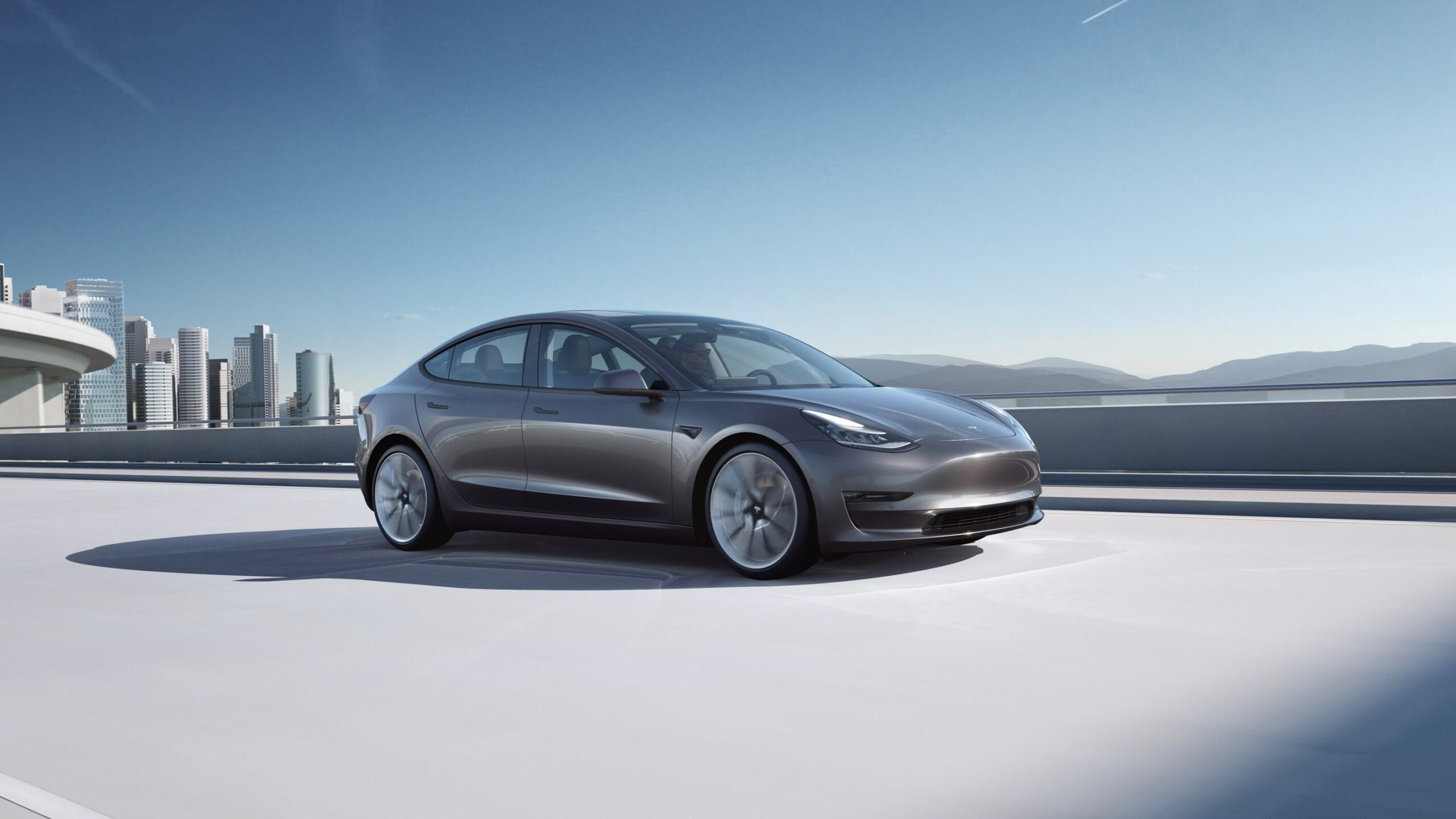 2021 Tesla Model 3 grijs