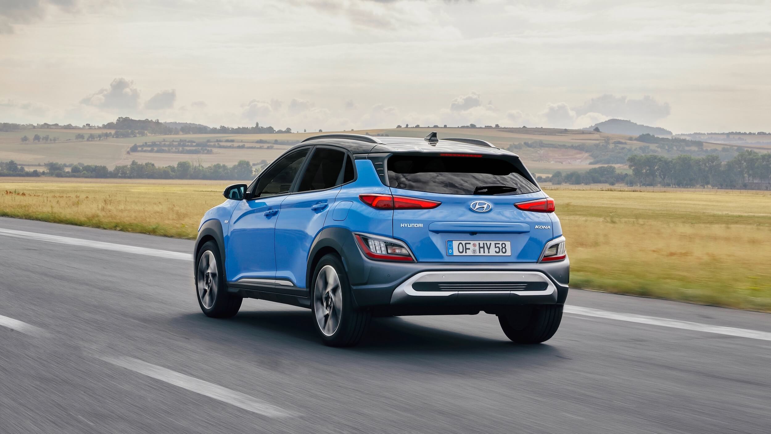 Hyundai Kona Hybride achterkant