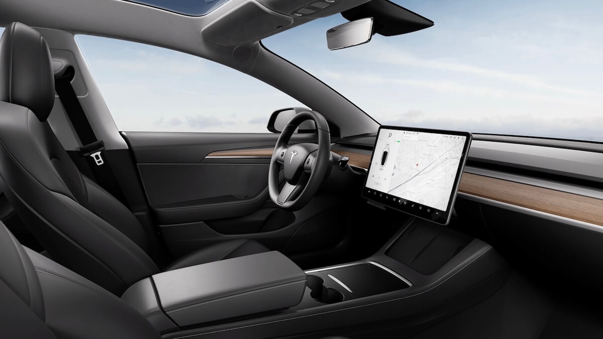 Tesla Model 3 nieuw interieur